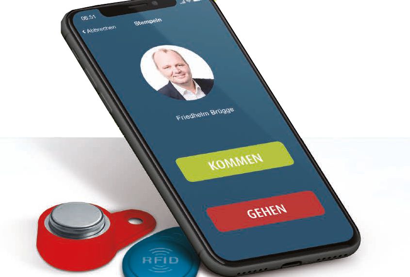 Mobile App für Zeiterfassung