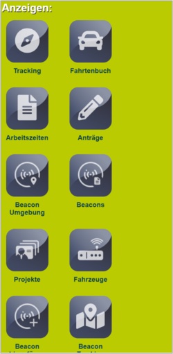 Screenshot, Funktionen der geoCapture App