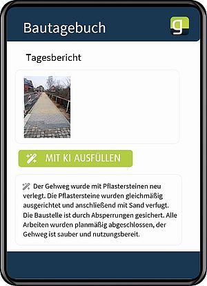 KI-Bautagebuch