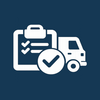 Icon LKW mit Checkliste