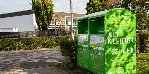 Altkleidercontainer Containerverwaltung