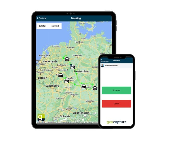 Mobile App von geoCapture