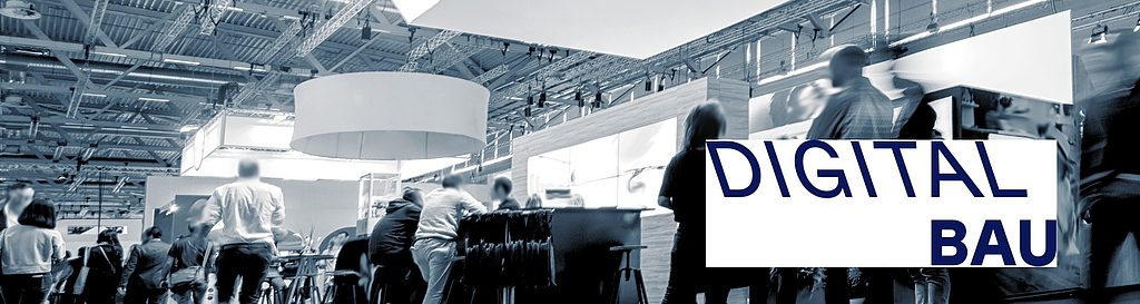Messe DigitalBau – Fachbesucher und Aussteller auf der digitalen Baufachmesse für Innovation und Technologie im Bauwesen