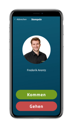 Zeiterfassung geoCapture Smartphone