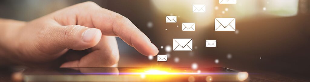 Newsletter Anmeldung Header