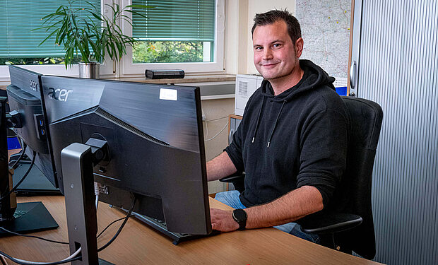 Verkeersleider Rene Gleisenberg is enthousiast over het gebruik van geoCapture.