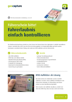 Unkomplizierte regelmäßige Führerscheinkontrolle 