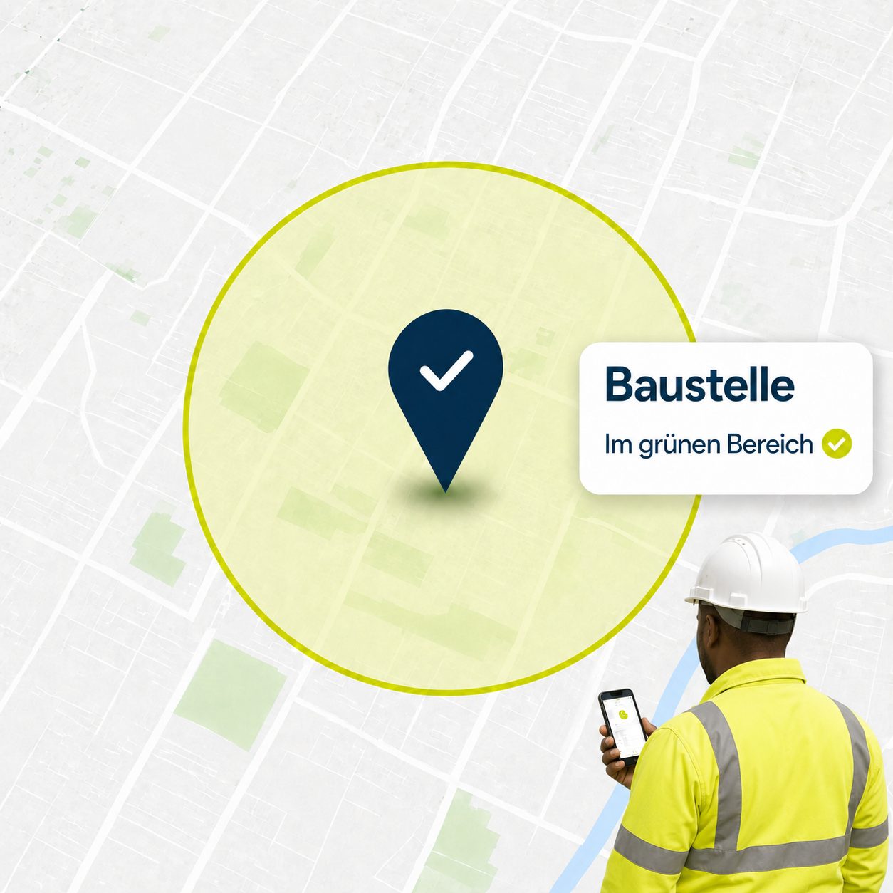 Standortbasierte Zeiterfassung per GPS und Geofence