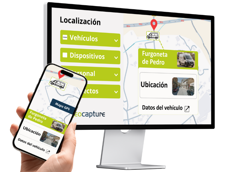 geoCapture Software zur GPS-Lokalisierung von Fahrzeugen und Geräten auf Desktop und Smartphone