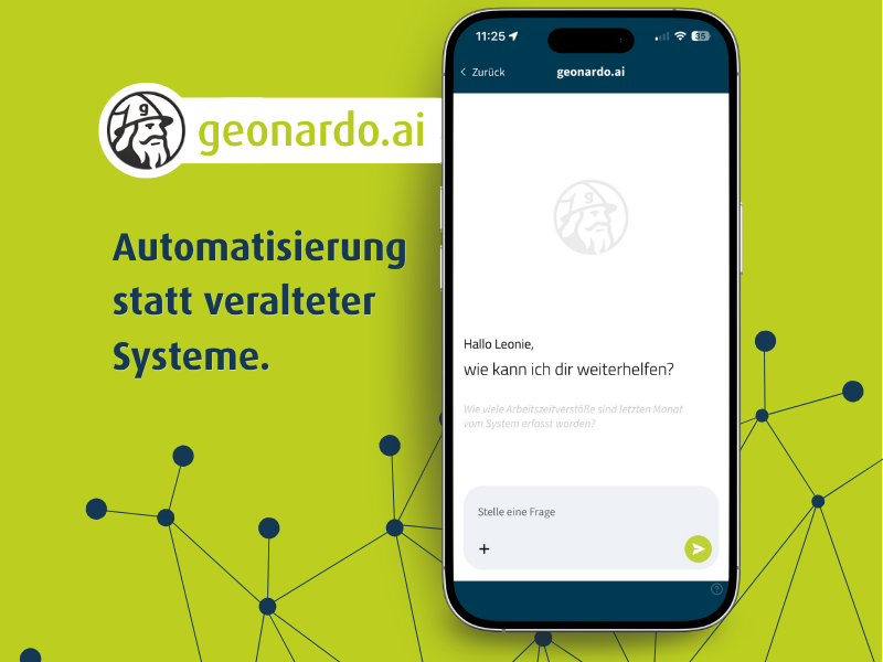geonardo.ai im Einsatz bei geoCapture in der Zeiterfassung