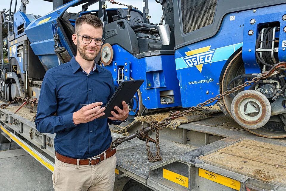 Patrick Rubel, Bauleiter bei der OSTEG mbH